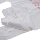 Bags 1 6 Small  8 X 4 X 16 Thank You T-shirt Plastic Grocery Shopping Bags White