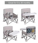 Portable Baby Seat Travel  Compact Fold With Straps For Indoor outdoor Use  Grea