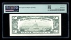 Dbr 1985  50 Frn Chicago Fr  2122-g Pmg 64 Epq Serial G51343110a