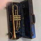 Frank Holton Vintage Brass Bb Jazz Trumpet Piston Valves With Case
