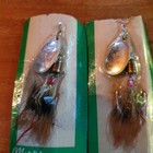 Lot 2xvtg Mepp s Killer Fishing Lure In Line Spinner Size 2 Nos Sealed Heddon 