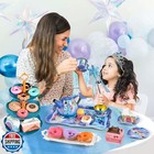 Golray Tea Party Set For Little Girls Toys  49pcs Kid Tin Tea Set And Luxury 