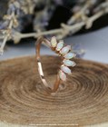 Natural Fire Opal 2 00ct Marquise Engagement Vintage Ring 14k Rose Gold Finish