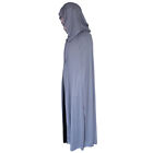 Gray Cloak With Large Hood   Halloween Wizard Medieval Renaissance Costume Cape