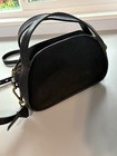 Madewell The Sydney Zip-top Crossbody Bag Leather Black Boho Detachable Strap