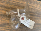 Antique Hand Blown Glass Breast Pump 3x3  Primitive Original