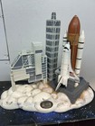 Large Space Shuttle Atlantis Launch Pad Display Model Nasa Collectible Jd