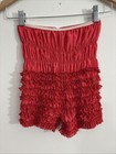 Vtg Sams Square Dance Petticoat Skirt And Bloomers Red  Medium