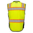 Fierce Safety Premium Surveyors Class 2 Heavy Duty Vest Tablet Pockets   Neck Pa