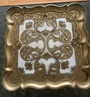 Vintage Italian Florentine Side Table Gold Baroque 12  X 12 x 16 75 