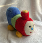 Vintage Eden Toys Wind Up Musical Plush Train Stuffed - Tested   Works