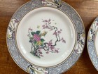 Vintage Lenox Ming Birds Dessert Salad Plates 7  Black Stamp Set Of 6 Usa