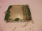 1958 Oliver 550 Utility Tractor Original Ol Serial Number Tag  65690
