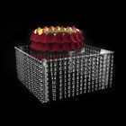 Cake Stands Crystal Beaded Cupcake Tower Display Weddings Birthday Party Decor