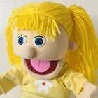 Silly Puppets Katie Peach Girl 10  Plush Stuffed Hand Puppet Full Body Education