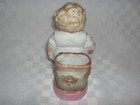 Old  Antique Figural Boy Fairing  Staffordshire Figure  Match Holder  Toothpick