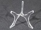 Sphere Display Stand Three Post Clear Lucite Medium Size  Tt12