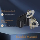 10x Brake Line Retainer Rubber Coated Insulated Cable Wire Clamps For 3 16  Tube