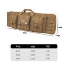 37-47  Tactical Double Rifle Bag Gun Range Padded Soft Case Backpack Carry Case