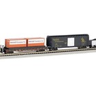Trains - Freightmaster Ready To Run 60 Piece Electric Train Set - N Scale sil   