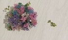 Vintage Art Deco Czech Glass Lot Button Beaded Flower Bracelet Pin Pink Green