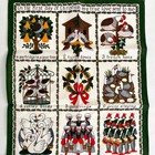 New Vintage Ulster Weavers 12 Days Of Christmas Irish Linen Tea Towel