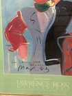 Vtg 1983 Peter Max Lithograph Autographed     Dega Man Iii    Professional Framing