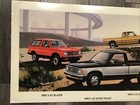 1983 Chevy S-10 Blazer S-10 Sport Original Dealer Showroom Cardboard Poster
