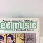 Vintage Sheet Music Magazine August September 1982 Standard Organ Songbook