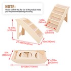 Dog Ladder Support Frame For High Bed Foldable Pet Stairs 4 Non-slip Steps