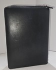 Filofax Belgravia Personal Zip Organizer In Soft Black Leather