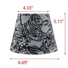 Drum Lamp Shade Floor Lampshade Black Lamp Shade Decorative Lampshade E27 e14