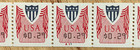 Scott  cvp32 Shield Computer Vended Perf 9 9 Vertical  1994  Pnc5 Plate  a11 Mnh