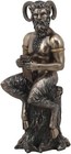 Greek Romantic God Pan Playing Flute Statue Love And Lust Faunus 10  Height