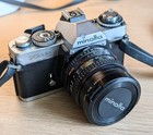 1977 Minolta Xd-11 35mm Slr Kit Md Rokkor-x 50mm F 1 7   2 Lenses  Flash Manuals