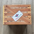 Vintage Disney Cruise Castaway Cay Wood Design Cardboard Storage Box Early 2000s