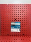  16 In  H X 16 In  W  Plastic Pegboard In Red  50 Lbs  - 1 Box-qty 10