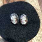 Vintage Cameo Gennaro Borriello Hand Carved Earrings