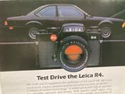 1983 Bmw 633 Csi Print Ad Test Drive The Leica R4
