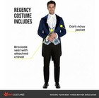 Men s Regency Gentleman Costume Blue Tailcoat Victorian Nobleman Bridgerton Coat