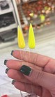 2 Acrylic Powder 2 Oz Nail Art Yellow Self Made Supply