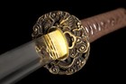 Japanese Katana Samurai Sword Clay Tempered T10 Steel Razor Sharp Full Tang