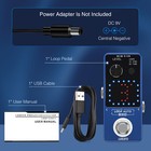Lekato Looper Loop Guitar Effect Pedal Tuner Record 3 Wave Slot 18 Mins Blue