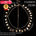 Sawinda Boho Sequin Head Chain Gold Teardrop 1 Count  pack Of 1  