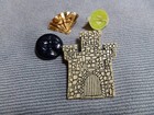 Lot Of 92 Vintage Realistic Buttons Various Sizes Shapes Themes
