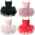 Toddler Girls Ballet Dance Leotard Tutu Dress Kids Gymnastics Dancewear Dresses 