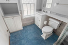 Room Size Bathroom Carpet  5-feet By 6-feet  Basin Blue