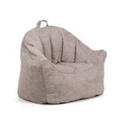 Cozy Hug Bean Bag Chair Kids Teens Faux Polyester W  Handle Durable Design Gray