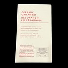 Starbucks 2017 Holiday Metallic Rose Gold Heart Ceramic Ornament