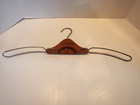 Vintage Union Folding Travel Wood   Metal Coat Hanger Made In Usa